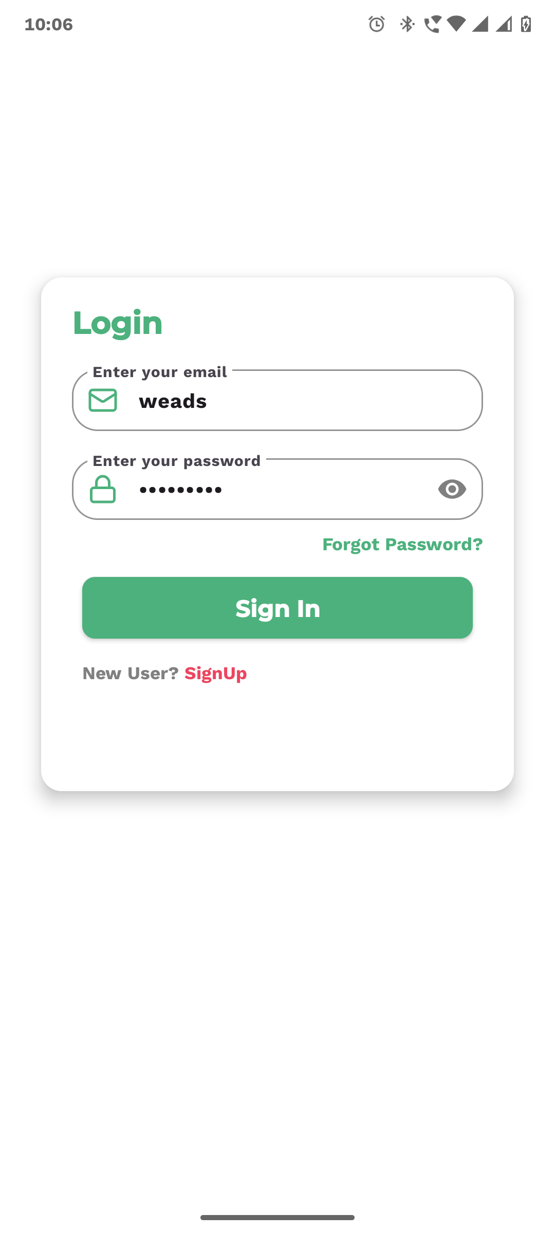 Login Page